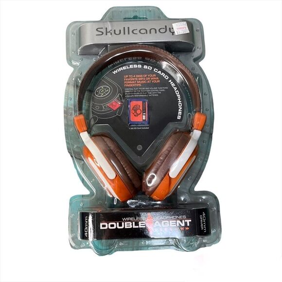 Sealed Skullcandy Wireless Headphones Double Agent - Picture 1 of 8